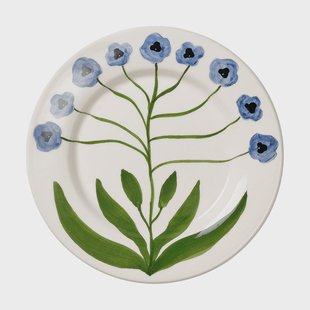 Pick a Poppy Madelen Möllard Pansy saladebord Blue, 22 cm