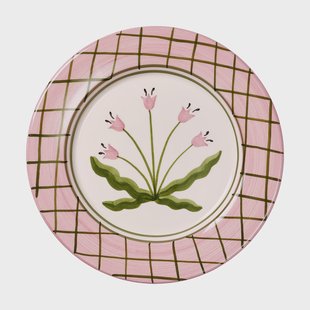 Pick a Poppy Madelen Möllard Tulip bord Pink, 28 cm