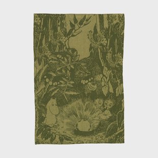 Moomin Arabia Mystikens skog Moomin keukendoek Groen, 45x65 cm
