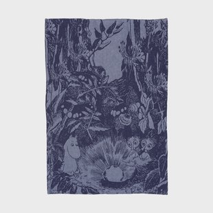 Moomin Arabia Mystikens skog Moomin keukendoek Blauw, 45x66 cm