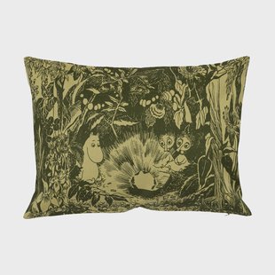 Moomin Arabia Mystikens skog Moomin kussenhoes Groen, 40x58 cm