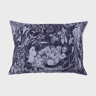Moomin Arabia Mystikens skog Moomin kussenhoes Blauw, 40x58 cm