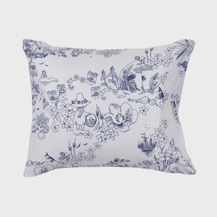 Moomin Arabia Mumin Haru kussensloop Blauw, 50x60 cm