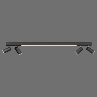 Lines Spot LED plafondlamp, 120 cm, grafiet - PURE PURE Lines Spot - Woonkamer - Modern - Metaal - Hoekig