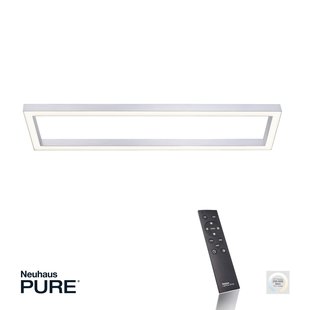 Lines Square LED plafondlamp, diamond, 110 cm, CCT - PURE PURE Lines Square - Woonkamer - Modern - Metaal - Hoekig