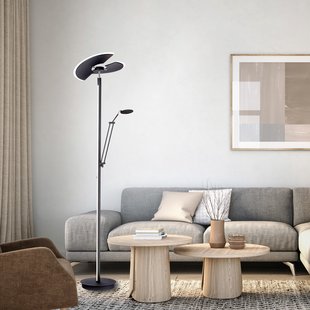 Mutil LED vloerlamp, grafiet, leeslamp, CCT - PURE PURE Mutil - Woonkamer - Modern - Metaal - Meerdere lampen