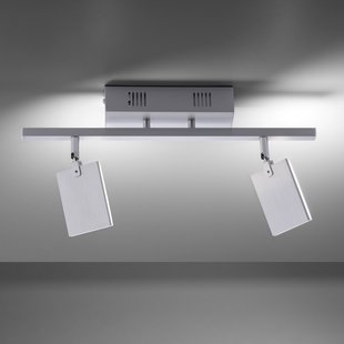 Mira LED plafondlamp, diamond, 2-lamps, afstandsbediening, CCT - PURE - Woonkamer - Modern - Metaal - Meerdere lampen