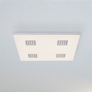 Neo LED plafondlamp, 62 cm, aluminium, CCT, afstandsbediening - PURE - Woonkamer - Modern - Metaal - Hoekig