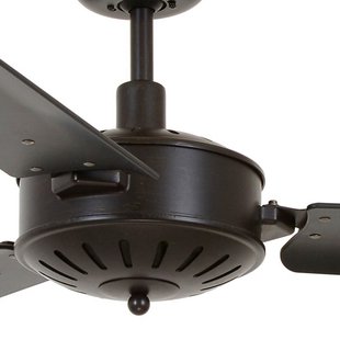 Airfusion Carolina plafondventilator, zwart, stil - Beacon Beacon Lighting - Woonkamer - Modern - Kunststof