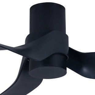 Nautica plafondventilator met verlichting, zwart, stil - Beacon Beacon Lighting - Woonkamer - Modern - Kunststof