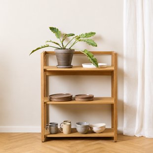 Luuc houten opbergkast bruin - 94 x 80 cm
