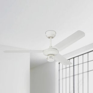 Industriële plafondventilator, wit, stil, Ø 122 cm - Westinghouse Industrial - Woonkamer - Modern - Metaal