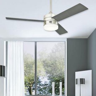 Alta Vista LED plafondventilator, grafiet, hout - Westinghouse - Woonkamer - Modern