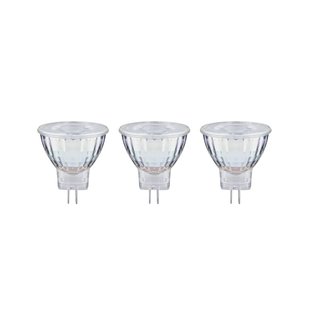 Paulmann LED-reflectorlamp, GU4, 1,8 W, 2700 K, zilver, set van 3
