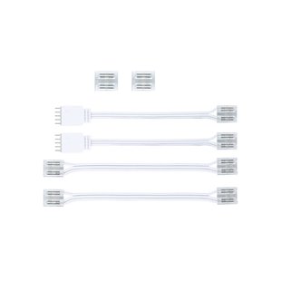 Paulmann Connector Set MaxLED COB voor LED strips wit/transparant