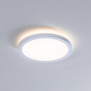Paulmann LED paneel Atria Shine, Ø 19 cm, wit, IP44, 3000 K, aan/uit