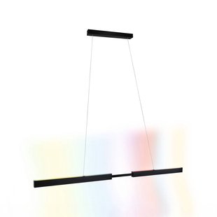 Paulmann LED hanglamp Aptare, zwart, RGBW, smart, dimbaar.