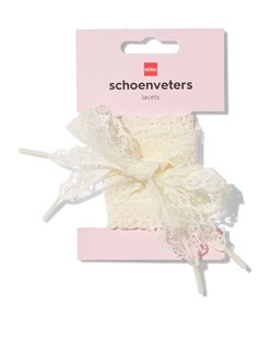 HEMA Schoenveters kant (gebroken wit)