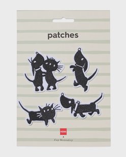 HEMA Takkie en Siepie patches vilt - 4 stuks