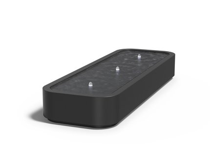 Watertafel Premium aluminium 300x100x40cm.