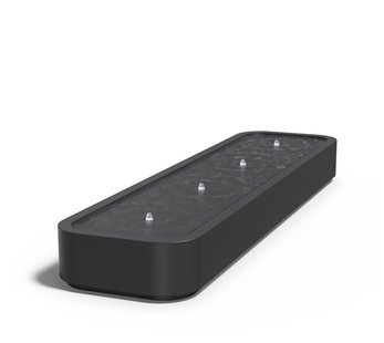 Watertafel Premium aluminium 400x100x40cm.