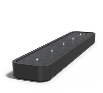Watertafel Premium aluminium 500x100x40cm.