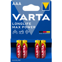 Varta Longlife Max Power AAA Blister 4 stuks