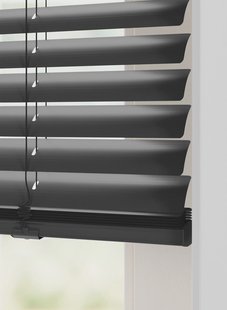 HEMA Jaloezie aluminium mat 50mm zwart (zwart)