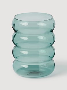 Mondgeblazen borosilicaatglazen Bubbly, 4-delig