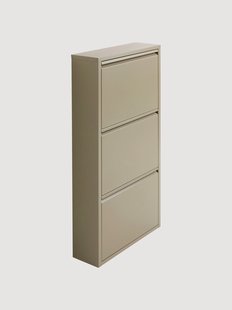 Wand schoenenkast Caruso met opklapbare planken