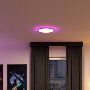 Paulmann LED paneel Atria Shine, Ø 40 cm, RGBW, wit, IP20, dimbaar