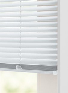 HEMA Jaloezie aluminium zijdeglans 25mm ivoor (ivoor)