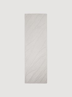 Handgetufte hoog-laag wollen loper Sculptured Abstract