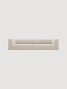 Modulaire bank Francesca (4-zits) in fluwelen look, B 286 cm