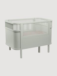 Uitschuifbaar babybedje Baby &amp; Jr. van beukenhout, 70 x 110/150 cm