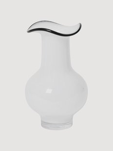 Mondgeblazen glazen vaas Mirja, H 26 cm
