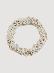 Handgeweven servetring Beaded