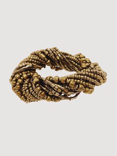 Handgeweven servetring Beaded