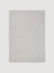 Handgetuft hoog-laag wollen vloerkleed Zen Garden