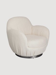 Draaibare armleunstoel Nube Boucle