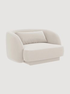 Fluwelen armstoel Tulum