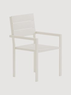 Stapelbare tuinstoelen Levels met armleuningen, 2-delig