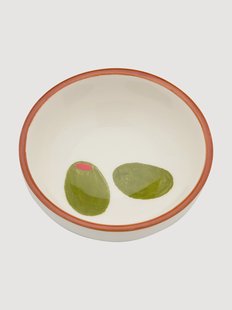 Handbeschilderde snackschaal Olive