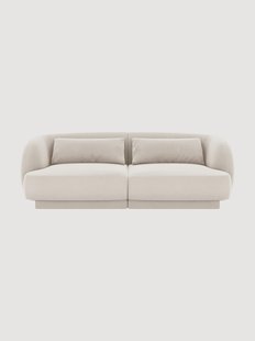 Bank Tulum (2-zits) in fluwelen look, B 180 cm