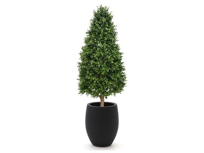 Designplants/Luca Lifestyle Buxus tower kunstplant (h:140cm) met Grigio Tall Balloon bloempot - Laagste prijsgarantie!