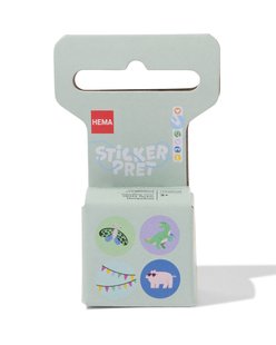 HEMA Stickers voor stempeltool feestdieren - 160 stuks