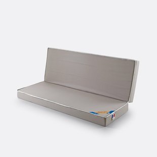 Schuimstofmatras met latexrug, speciaal voor slaapbanken, 14 cm hoog