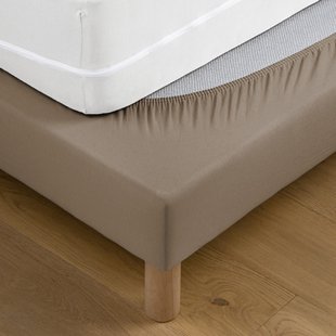 Bedovertrek, katoenjersey, met anti-mijtbehandeling, max. hoogte 25 cm