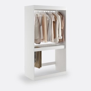 Dressing module, hangkast + broekdrager, Build