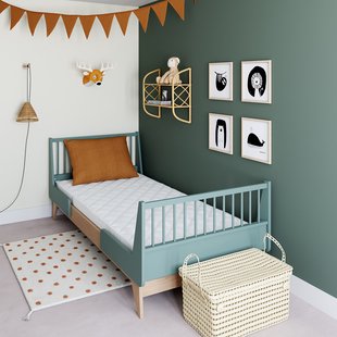 2-delig schuimmatras voor peuterbed